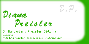 diana preisler business card